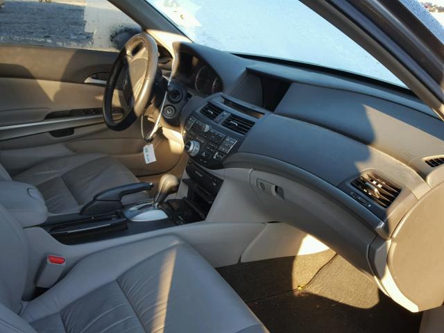 1HGCP36829A030956 - 2009 HONDA ACCORD EXL GRAY photo 5