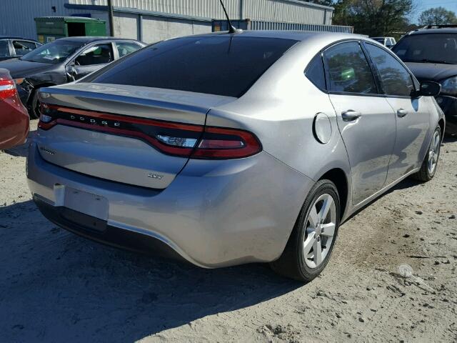 1C3CDFBB0FD223244 - 2015 DODGE DART SXT SILVER photo 4