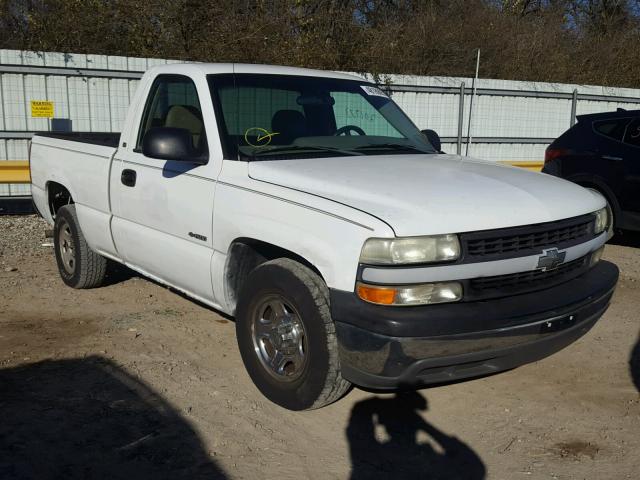 1GCEC14W12Z265705 - 2002 CHEVROLET SILVERADO WHITE photo 1