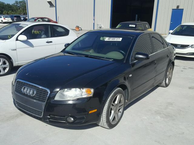 WAUAF78E27A037144 - 2007 AUDI A4 2 BLACK photo 2