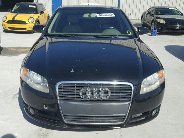 WAUAF78E27A037144 - 2007 AUDI A4 2 BLACK photo 9