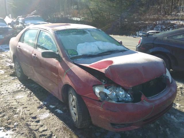 JTDBR38E642031537 - 2004 TOYOTA COROLLA CE RED photo 1