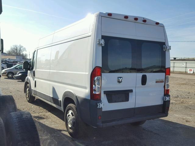 3C6TRVDG4EE104665 - 2014 RAM PROMASTER WHITE photo 3