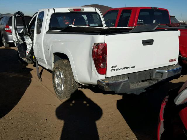 1GTDT39E188210404 - 2008 GMC CANYON SLE WHITE photo 3