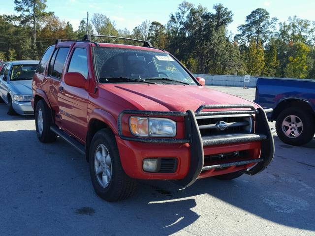 JN8DR09X01W563558 - 2001 NISSAN PATHFINDER RED photo 1