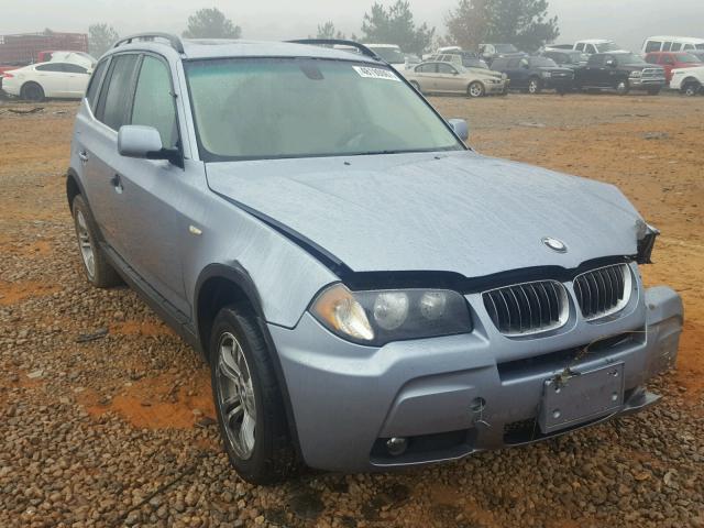 WBXPA93486WG87772 - 2006 BMW X3 3.0I BLUE photo 1