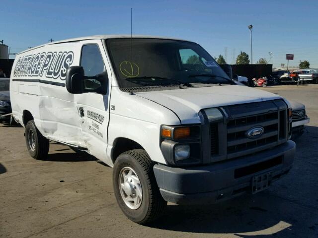 1FTSS3EL8DDA10359 - 2013 FORD ECONOLINE WHITE photo 1