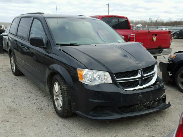 2C4RDGCG8ER155583 - 2014 DODGE GRAND CARA BLACK photo 1