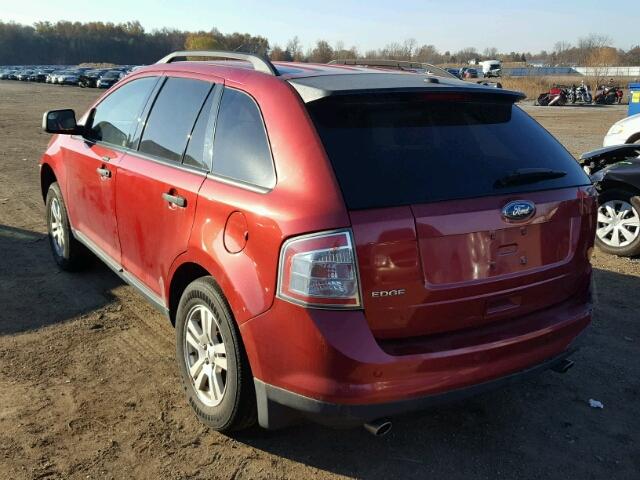 2FMDK36C59BA52682 - 2009 FORD EDGE SE RED photo 3