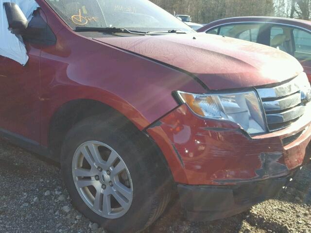 2FMDK36C59BA52682 - 2009 FORD EDGE SE RED photo 9