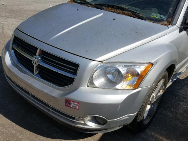 1B3HE78K77D226639 - 2007 DODGE CALIBER R/ SILVER photo 9