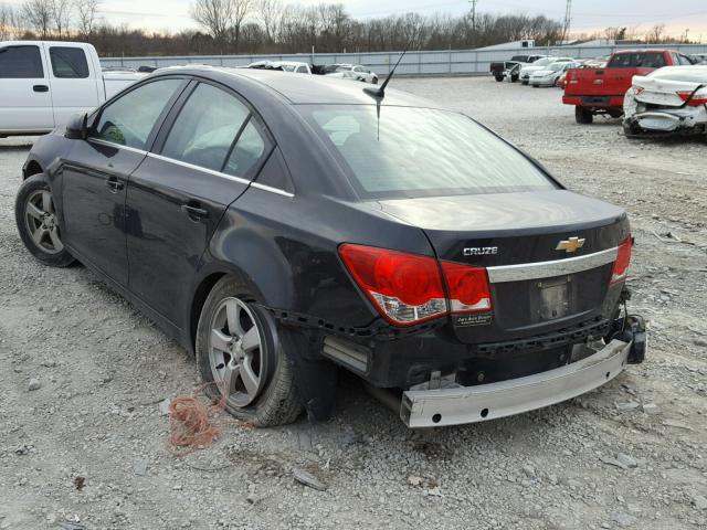 1G1PC5SB1D7300816 - 2013 CHEVROLET CRUZE LT BLACK photo 3