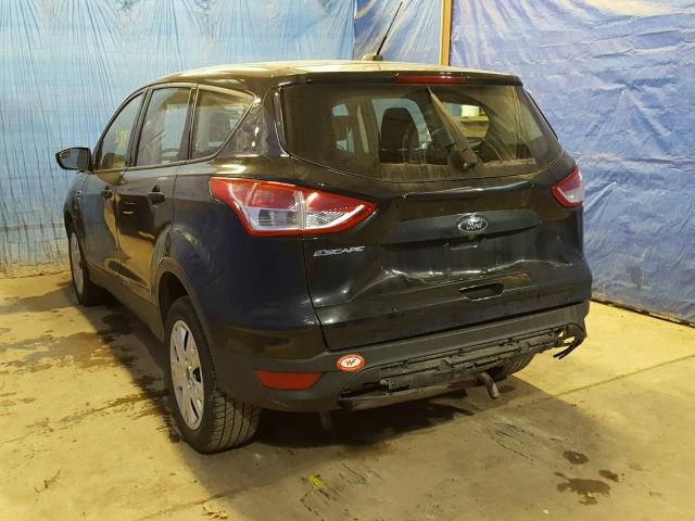 1FMCU0F72EUD64244 - 2014 FORD ESCAPE S BLACK photo 3