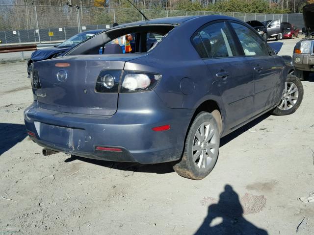 JM1BK32G271701206 - 2007 MAZDA 3 I GRAY photo 4