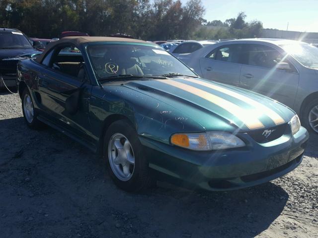 1FALP4446TF172232 - 1996 FORD MUSTANG GREEN photo 1