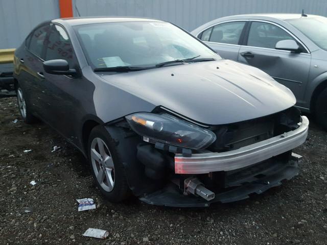 1C3CDFBA4GD605110 - 2016 DODGE DART SXT GRAY photo 1