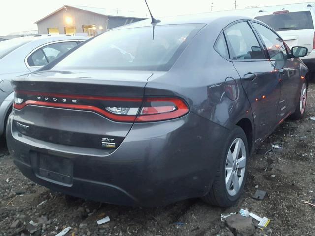 1C3CDFBA4GD605110 - 2016 DODGE DART SXT GRAY photo 4