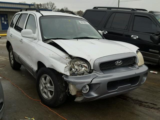 KM8SC83D21U021077 - 2001 HYUNDAI SANTA FE G WHITE photo 1