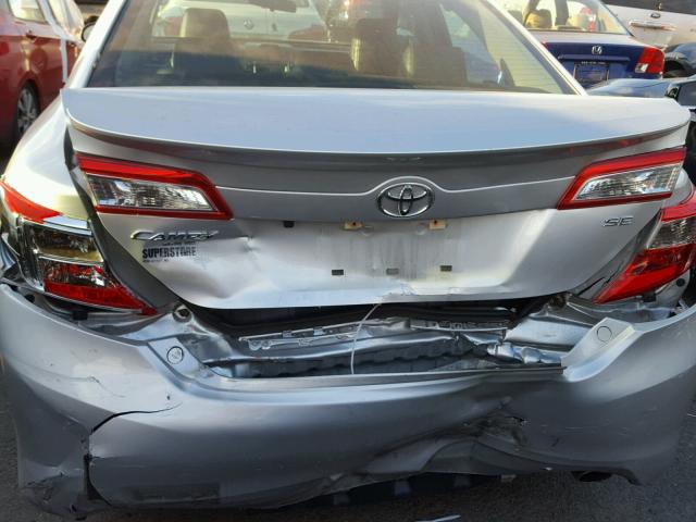 4T1BF1FK0DU299277 - 2013 TOYOTA CAMRY L SILVER photo 9