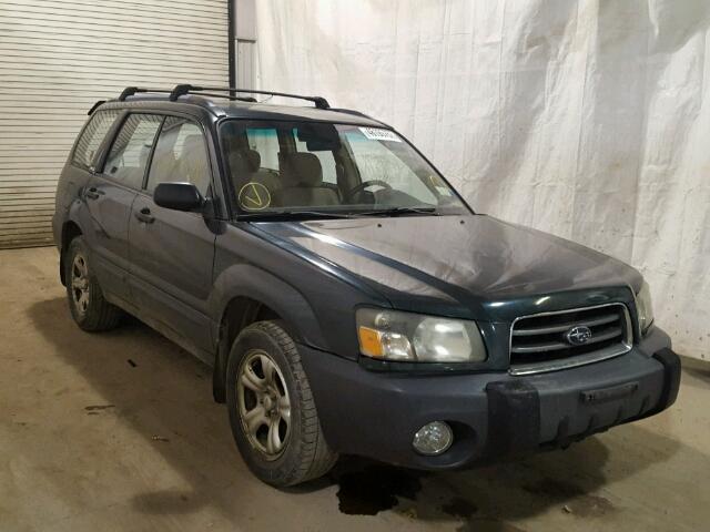 JF1SG63643H711770 - 2003 SUBARU FORESTER 2 GREEN photo 1