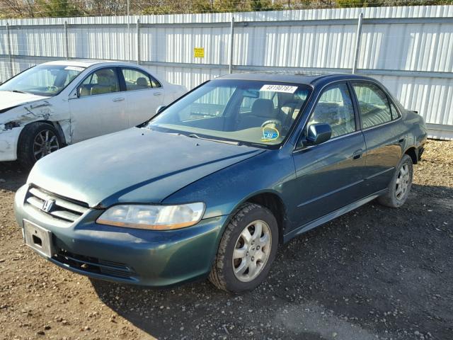 1HGCG66802A044538 - 2002 HONDA ACCORD EX GREEN photo 2