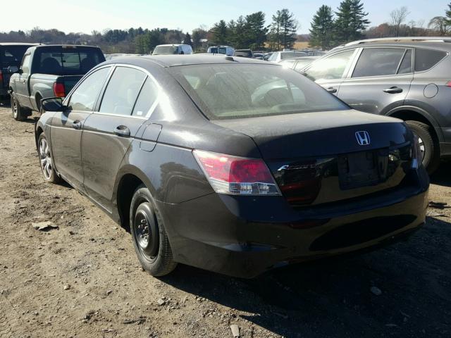 1HGCP26868A056923 - 2008 HONDA ACCORD EXL BLACK photo 3