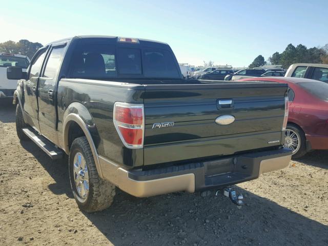 1FTFW1CF9CFB61818 - 2012 FORD F150 SUPER GREEN photo 3