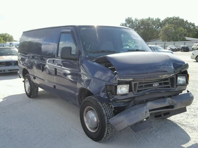 1FTNE24W16DB34308 - 2006 FORD ECONOLINE BLUE photo 1