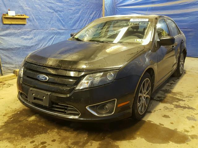 3FAHP0HA0CR236198 - 2012 FORD FUSION SE CHARCOAL photo 2