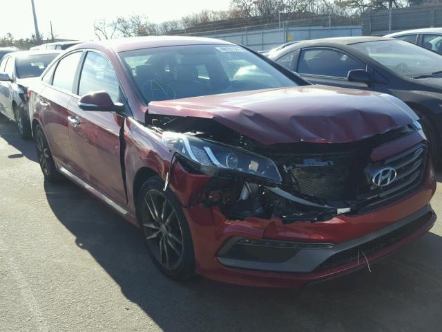 5NPE34AB1FH095944 - 2015 HYUNDAI SONATA SPO MAROON photo 1