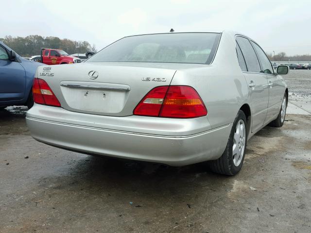 JTHBN30F410014838 - 2001 LEXUS LS 430 SILVER photo 4