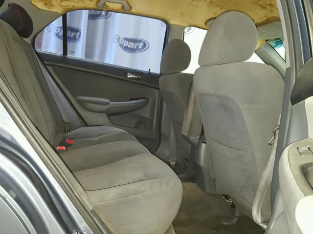 1HGCM56467A088048 - 2007 HONDA ACCORD LX GRAY photo 6