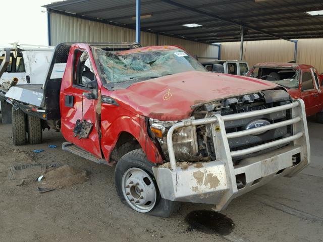 1FDRF3HT9CEC38552 - 2012 FORD F350 SUPER RED photo 1