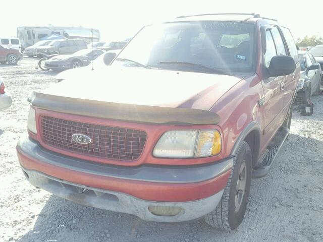 1FMRU17L8XLC15230 - 1999 FORD EXPEDITION RED photo 2