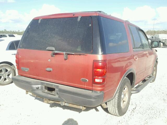 1FMRU17L8XLC15230 - 1999 FORD EXPEDITION RED photo 4