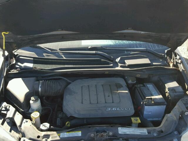 2C4RDGCGXCR280050 - 2012 DODGE GRAND CARA GRAY photo 7