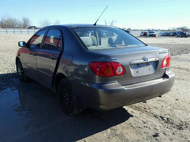 1NXBR32E63Z062908 - 2003 TOYOTA COROLLA CE GRAY photo 3