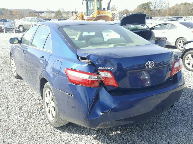 4T1BE46K49U346094 - 2009 TOYOTA CAMRY BASE BLUE photo 3