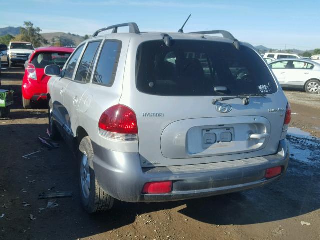 KM8SC13D85U905120 - 2005 HYUNDAI SANTA FE G SILVER photo 3