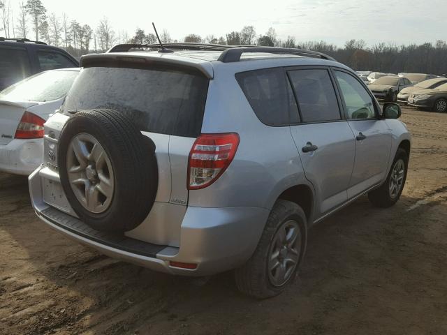 2T3BF4DVXBW083441 - 2011 TOYOTA RAV4 SILVER photo 4