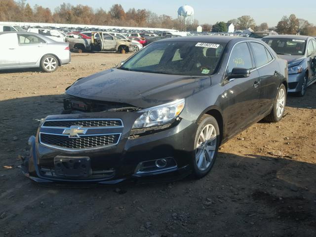 1G11E5SA0DF190287 - 2013 CHEVROLET MALIBU 2LT BLACK photo 2