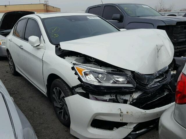 1HGCR2F81HA811258 - 2017 HONDA ACCORD EXL WHITE photo 1