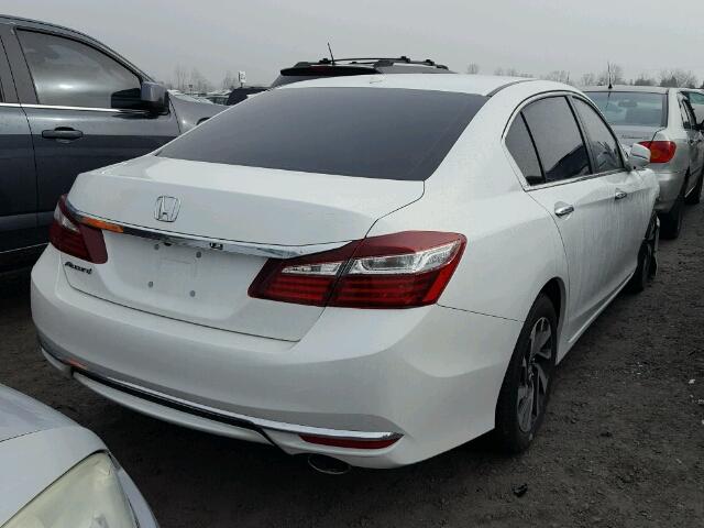 1HGCR2F81HA811258 - 2017 HONDA ACCORD EXL WHITE photo 4