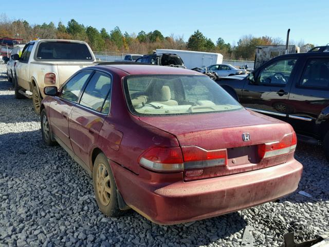 1HGCG56722A027032 - 2002 HONDA ACCORD SE BURGUNDY photo 3