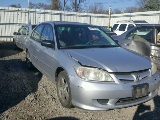 2HGES26864H593052 - 2004 HONDA CIVIC EX SILVER photo 1