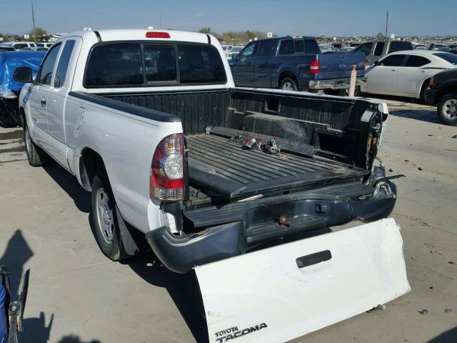 5TETX22N69Z670744 - 2009 TOYOTA TACOMA ACC WHITE photo 3