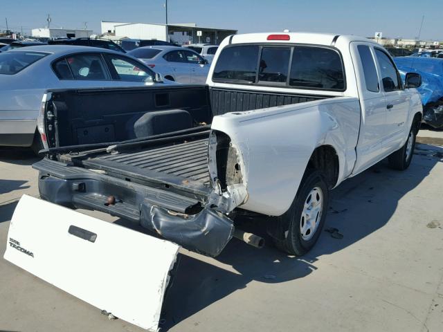 5TETX22N69Z670744 - 2009 TOYOTA TACOMA ACC WHITE photo 4