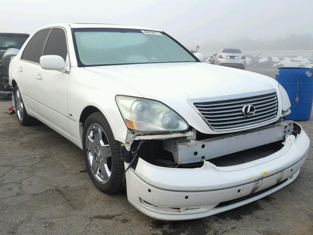 JTHBN36F540125927 - 2004 LEXUS LS 430 WHITE photo 1