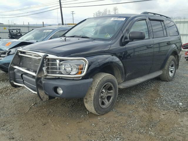 1D4HB38N76F129599 - 2006 DODGE DURANGO SX BLACK photo 2