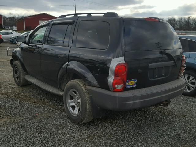 1D4HB38N76F129599 - 2006 DODGE DURANGO SX BLACK photo 3